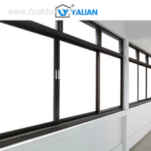 Triple-Track Sliding Windows Aluminum Window Customizable